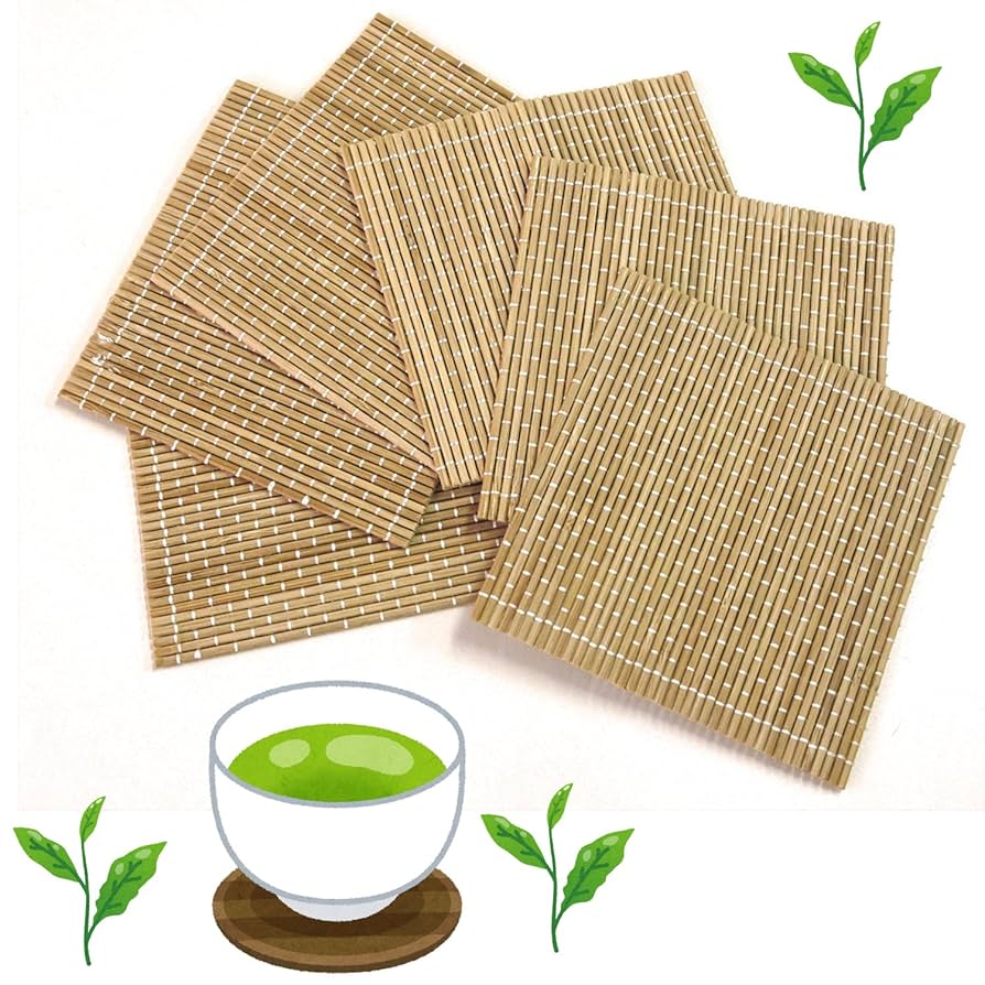 Amazon｜大島屋 竹コースター セット 21-108 シルバー